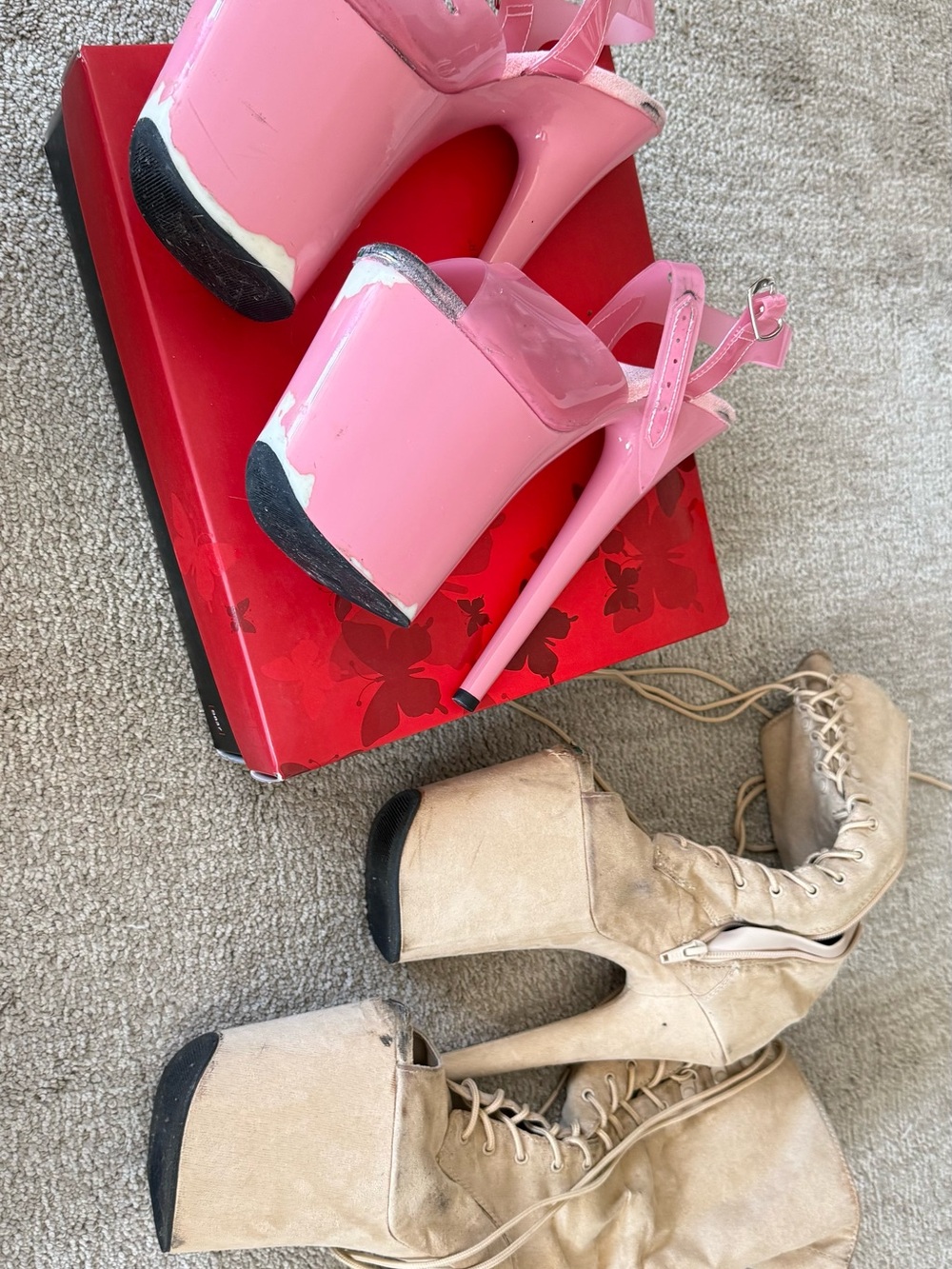 Hardly used pleaser heels